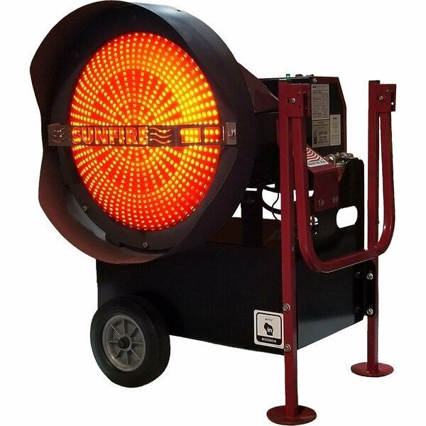 Indoor/Outdoor Portable Radiant Heater, 150,000 BTU, Sunfire, Mfr#: SF150